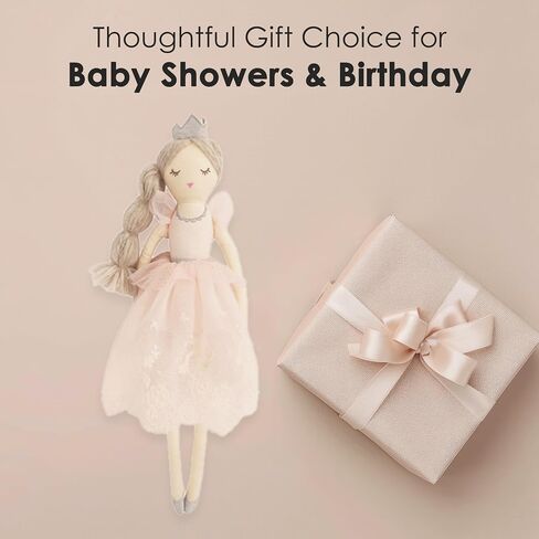 MON AMI Ballerina Stuffed Doll - 22", Plush Ballerina Doll for Girls, Use as Toy or Room Decor, Great Gift for Kids of All Ages in Kuwait