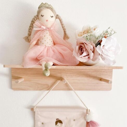 MON AMI Ballerina Stuffed Doll - 22", Plush Ballerina Doll for Girls, Use as Toy or Room Decor, Great Gift for Kids of All Ages in Kuwait