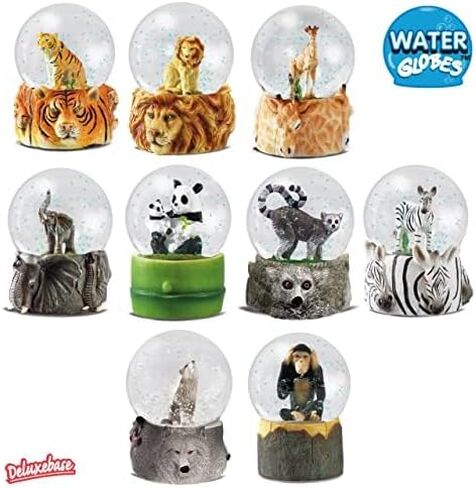 Water Globe - Elephant from Deluxebase. Snow Globe Animal Decor with Elephant Figurines. Glass Glitter Globe with Resin Figurines and Molded Base. Home Decorations, Novelty Decor and Elephant Gifts. in Kuwait