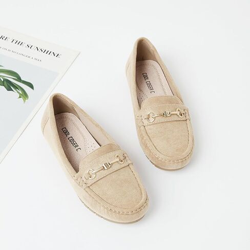 حذاء بدون كعب مريح واسع غير رسمي للنساء سهل الارتداء حذاء مسطح للنساء حذاء بدون كعب نسائي أنيق بإبزيم مناسب للمناسبات in Kuwait