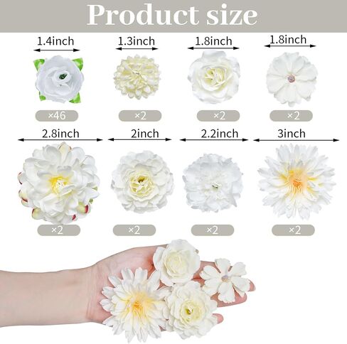 Jiebor 60pcs Mini فو زهرة الرؤوس الصغيرة الصغيرة الاصطناعية صغيرة الحرير الحرير الورود الورود الزهرة رؤوس كبيرة للحرف اليدوية ديي التخرج كاب الحزب ديكور الزفاف (الأزرق) in Kuwait