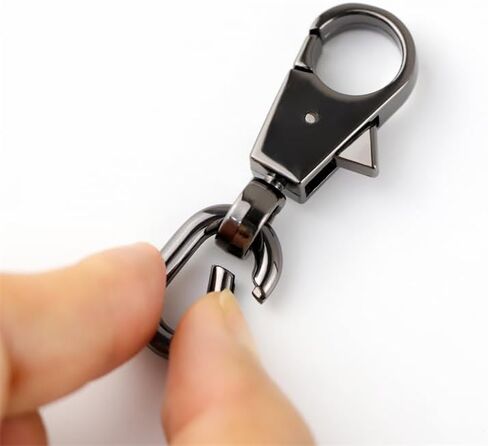 2pcs فتح مزدوج فتحة دوارة المفاتيح المفتاح الزناد مشابك جراد البحر clasps ديي حقيبة يد حقيبة اليد. (ذهب) in Kuwait
