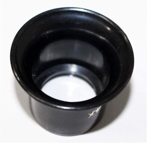 تعظيم LOUPE BLACK Jeweller | 5x تكبير الطاقة | 1 "عدسة زجاجية القطر | البلاستيك PVC متينة | مثالية لأحجار الكيمستات والفحص المجوهرات in Kuwait