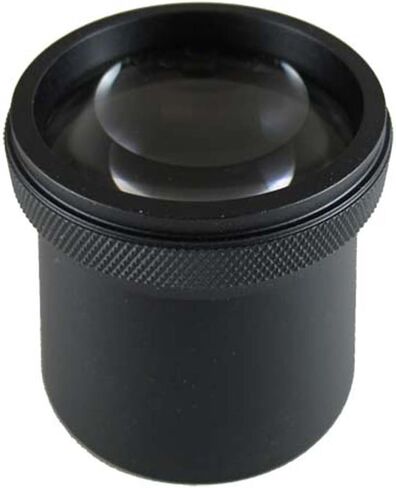 تعظيم LOUPE BLACK Jeweller | 5x تكبير الطاقة | 1 "عدسة زجاجية القطر | البلاستيك PVC متينة | مثالية لأحجار الكيمستات والفحص المجوهرات in Kuwait