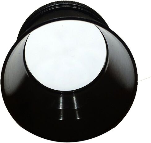 تعظيم LOUPE BLACK Jeweller | 5x تكبير الطاقة | 1 "عدسة زجاجية القطر | البلاستيك PVC متينة | مثالية لأحجار الكيمستات والفحص المجوهرات in Kuwait