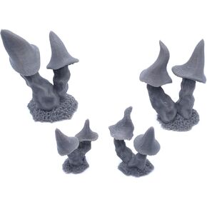 EnderToys Mystic Mushrooms, 3D Printed Tabletop RPG Scenery and Wargame Terrain for 28mm Miniatures