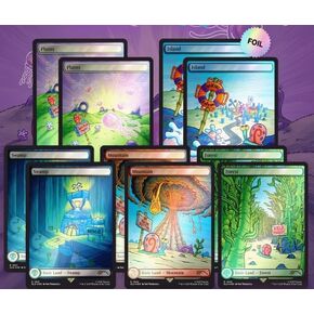 MTG Secret Lair: Secret Lair x Sponge Bob Squarepants: Lands Under The Sea (Foil Edition)