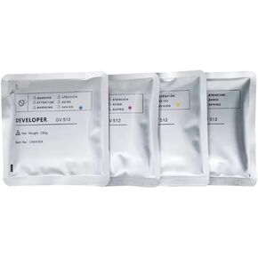 DV512 Developer Powder Compatible with BH C224 C284 C364 C454 C554 210G(Compatible Magenta)