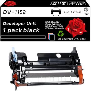 DV-1152 Developer Unit Compatible for Kyocera ECOSYS M2040dn M2540dw M2635dw M2640idw P2040dw P2235dw Printers, with Chip, High Yield 100000 Pages, Clear Printing (3 Pack Black)
