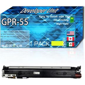 Compatible for Canon GPR-55 Replacement Developer Unit Used with C5535 C5535i C5540 C5540i C5550 C5550i C5560 C5560i Printers, High Production Multiple Options (3 Pack Black)