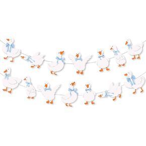 Goose Decor Garland One Silly Goose Birthday Decorations Boy Silly Goose Baby Shower Goose Party Decor One Silly Goose Banner