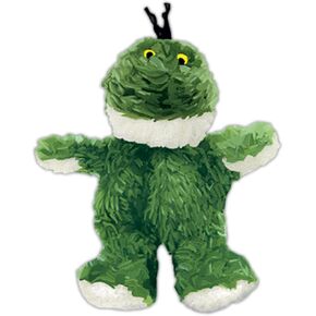 KONG Frog Dog Toy, Extra Small, Green