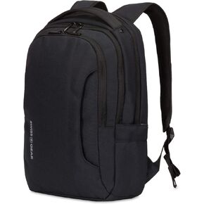 SwissGear 3573 Compact Laptop Backpack, Black, 17-Inch