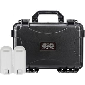 DJI Neo Intelligent Flight Battery (2-Pack) with Weatherproof Hard Case Bundle - Lightweight Battery Design Provides 18-Minute Flight time for DJI Neo (2 Items)