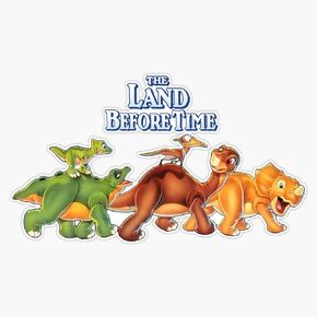 Land Before Time Sticker Decal Size 5"