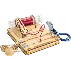 Crystal Radio - Advanced Kit – DIY AM Receiver for STEM & Science Projects | Educational | Electronic Components with Tuning Circuit | No Batteries or Soldering – Powered by Ambient AM Radio Waves