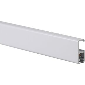 STAS Art Hanging System: STAS cliprail pro White 200cm 78.75 inch + Installation kit