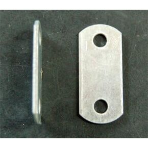 Flat ( 0" ) Depth --- Offset Mounting Canvas Z Clips for Picture Framing -- #6 X 3/8" Pan-Head Screws Included -- P