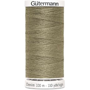 Gutermann Denim Sewing Thread, Beige, One Size