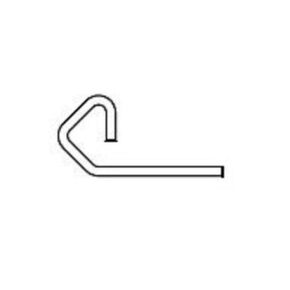 (One) Harper Hitch Pin for Nylon Hand Trucks Steel 1-7/8" Long Grab Pin HDWPPGDT