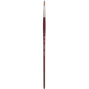 Princeton Velvetouch Round Brush, Long Handle, Size 8 - Professional Artist Brushes for Mixed Media, Acrylic, Oil