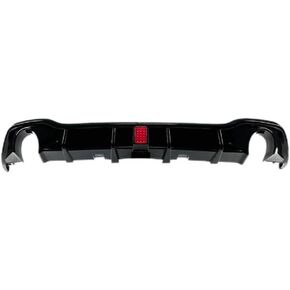 Car Rear Bumper Diffuser for VW Golf 8 MK8 GTI Rline 2020+, Waterproof, Lightweight but Durable,Black