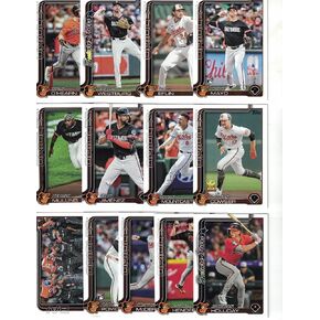 Baltimore Orioles/Complete 2025 Topps Baltimore Orioles Baseball Card Team Set (Series 1 and 2) with (24) Cards. *Plus Bonus* This listing includes (5) Bonus Orioles Baseball Cards!