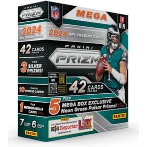 2024 Panini Prizm Football Trading Cards Mega Box
