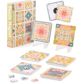Magnet Puzzle for Adults 128 Pieces - Van Gogh's Palette Unique Gift & Home Décor with Plastic Jigsaw Puzzle [D1600]