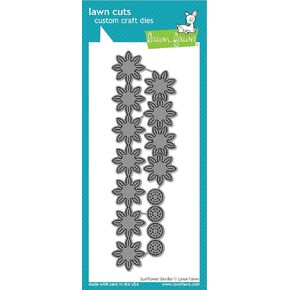 Lawn Fawn LF3528 Sunflower Border Dies