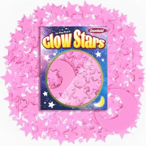 201 PCS Glow in the Dark Stars ملصقات للسقف ، Stidler Stockings Stuffers Wall Room Decords ، Home Flugined 3D Stars Easter Starchers for Kids Boys Girls