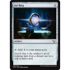 Magic The Gathering Sol Ring Artifact Card 2015 Commander 2015 Uncommon 1/1
