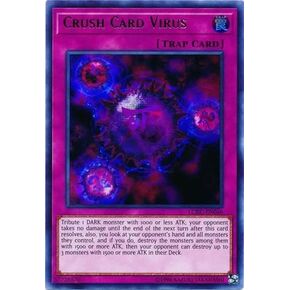 Crush Card Virus (4 Spore) - LCKC-EN046 - Ultra Rare - Unlimited Edition