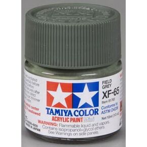 Tamiya 81765 XF-65 Field Gray Paint Mini 10 ml Bottle