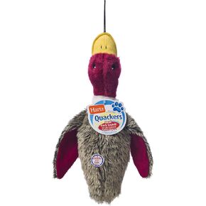 Hartz Nature's Collection Quackers Plush Duck Dog Toy - Large