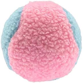 PetSport Shearling Fleece Durable, Super Soft Dog Toy with Squeaker Made for Medium & Large Dogs (Ball)