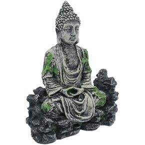 Buddha Meditation Budda Sculpture Decoration for Fish Tanks, Aquarium Decorations, Zen Garden Bonsai Decorations