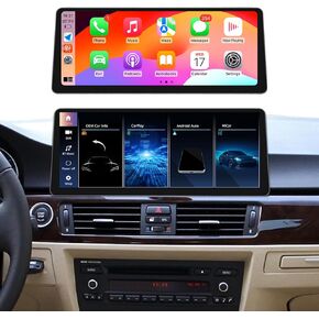 10.25 بوصة راديو تلقائي أندرويد لسيارات BMW 3 5 Series E90 E91 E92 E93 CCC Carplay Car Stereo شاشة تعمل باللمس الوسائط المتعددة وحدة الصوت الرئيسية Idrive Stereo Rceiver Linux System Dsp 2005-2012 in Kuwait