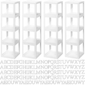 Thyle 16 Pcs Transparent Balloon Boxes Clear Balloon Boxes with 132 Letters for Baby Shower Gender Reveal Grad Birthday Party Bridal Wedding Anniversary Backdrop Decoration