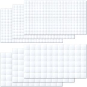 6 Sheet Double-Sided Foam Adhesive Squares, 2 Sizes 3D Square Foam Tape for Crafts, Pre-Cut Foam Mount Adhesive Strips for DIY, Scrapbooks, Office - 990pcs