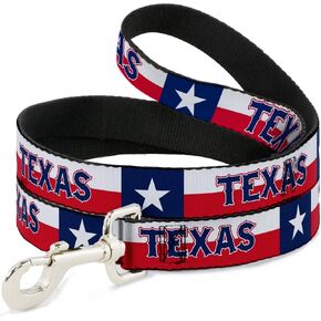 Dog Leash Texas Flag Texas 6 Feet Long 1.0 Inch Wide