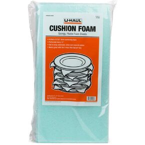 U-Haul Cushion Foam, 40' x 12" - Perforated Every 12" - 40 Sheets 12" x 12" Each - For Packing, Wrapping, and Isolating Fragile Items