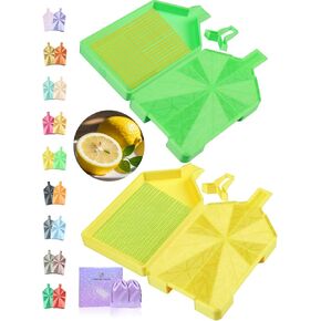 ForeverYoung Crystalline Diamond Art Trays with Lids Diamond Painting Accessories, 2-Piece Diamond Painting Trays with Lids, Silky Diamond Art Accessories and Tools, Alpine Lake