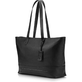 HP Spectre 14- to 17-inch Laptop Tech Tote (Full Grain Black Leather)