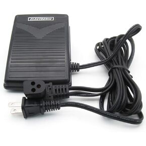 CKPSMS Brand -3 Prong Power Cord Sewing Machine Foot Pedal Control 110V, Compatible with/Replacement for Singer Brand 802,807,809,813,814,818,822,8220,824,827,833,834,838,844,8500,8600,9502,9518,9600