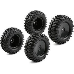 4pcs 1/10 عجلات وإطارات مع غسالات القفل غسالات ، وعجلة صلب 12 مم للسباق على الطريق عربات التي تجرها العربات التي تجرها العربات التي تجرها الدواب