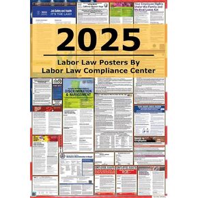 California & Federal Combination Labor Law Posters (New)