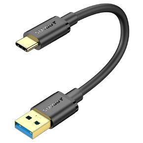 SUNGUY 10Gbps Android Auto USB C Cable 3.3FT [2Pack], 3A USB C 3.1 Gen 2 Data Cable Fast Charging, USB C Carplay Cable for iPhone 15/15 Pro/15 Pro Max, Samsung Galaxy S23, iPad Pro, Pixel, LG