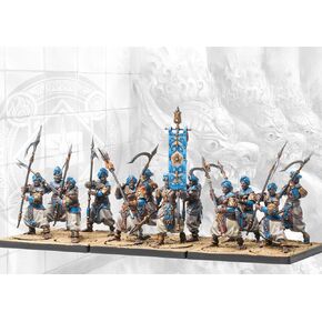 سلمت Wargames Para Bellum Wargames Conquest Mahabharati مبدأ - ملوك الساحرة ، 12 منمنمات بلاستيكية 38 مم مع القواعد وبطاقة القيادة ، مشاة معارك الطاولة