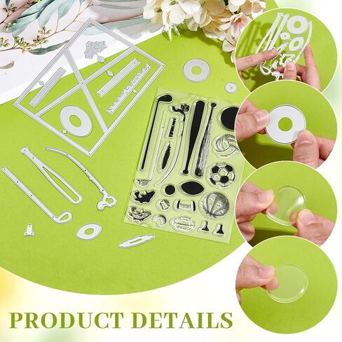 2PCS Animal Tree Cutting Dies and Silicone Clear Stamps Set Bear Rabbit Bird Transparent Stamps Forest Elk Rubber Clear Stamps and Dies for Card Making Scrapbooking Embossing Album DIY Craft in Saudi Arabia
